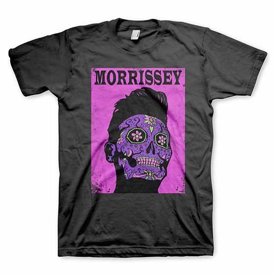 Morrissey Day Of The Dead Pink T-Shirt - VISION MERCH