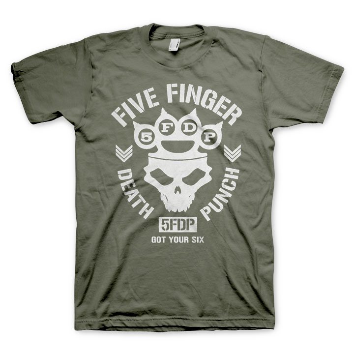 Camiseta Five Finger Death Punch Brass Knuckles - DOCTOR ROCK