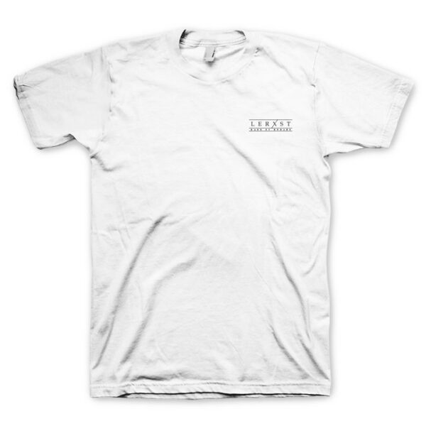 Lerxst Blah Blah Logo White T-Shirt - VISION MERCH