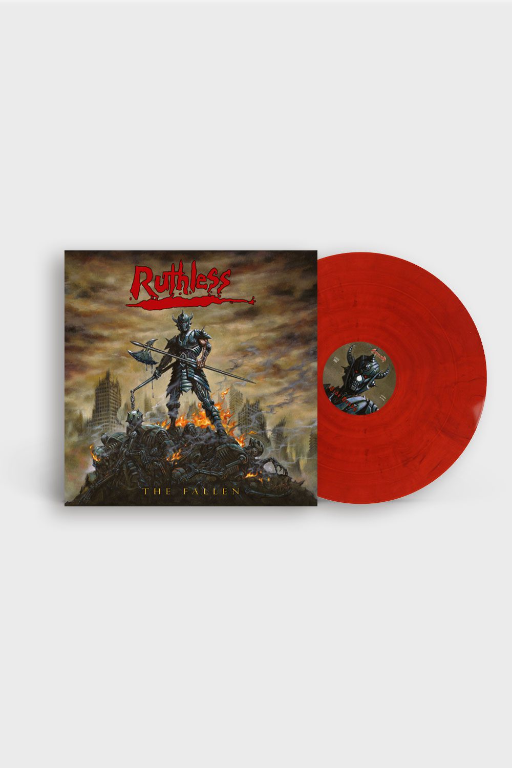 Ruthless The Fallen RED/BLUE MARBLED VINYL 1 LP - VISION MERCH