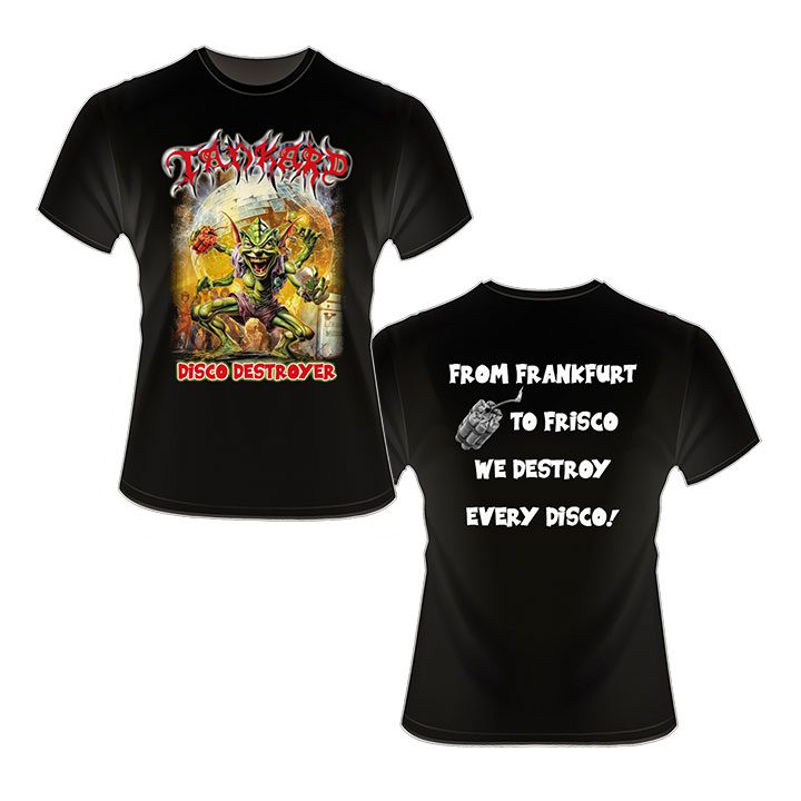 Tankard-Disco-Destroyer-Ladies-T-Shirt