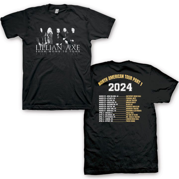 Alias & Ehren / Lillian 限定オフィシャルTシャツ+CD Lillian-Axe-2024-Part-1-Tour-