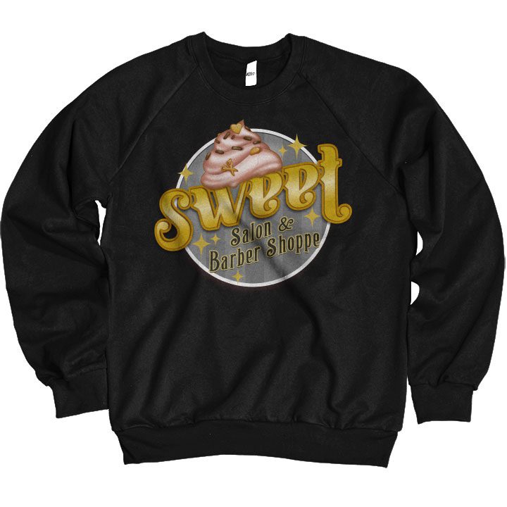 Sweet-Salon-Cupcake-Logo-Black-Crew-Neck-72dpi
