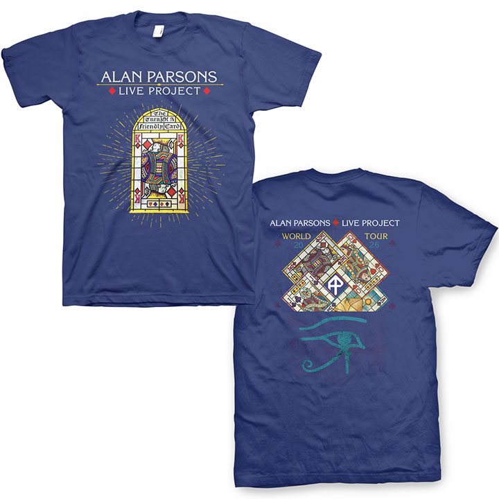 Alan Parsons Blue 2026 World Tour T-Shirt - VISION MERCH