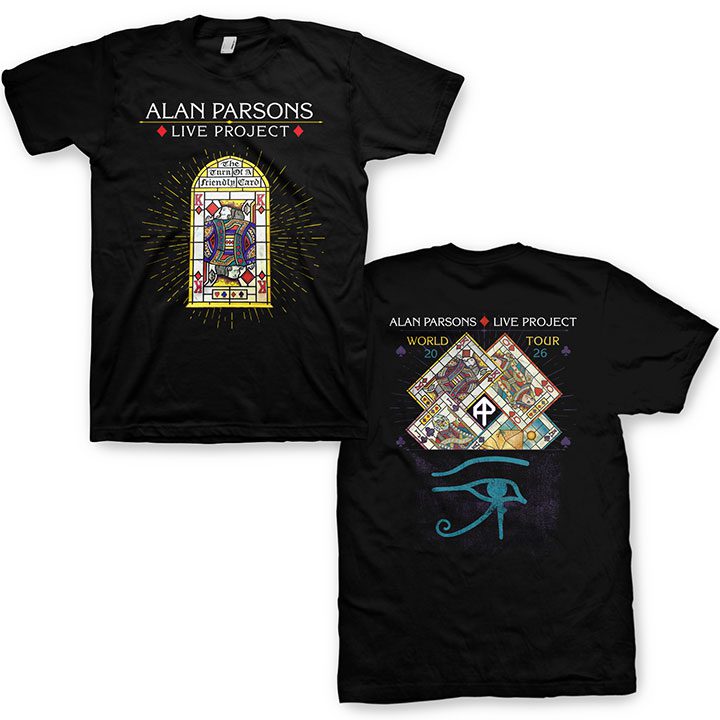 Alan Parsons Black 2026 World Tour T-Shirt - VISION MERCH