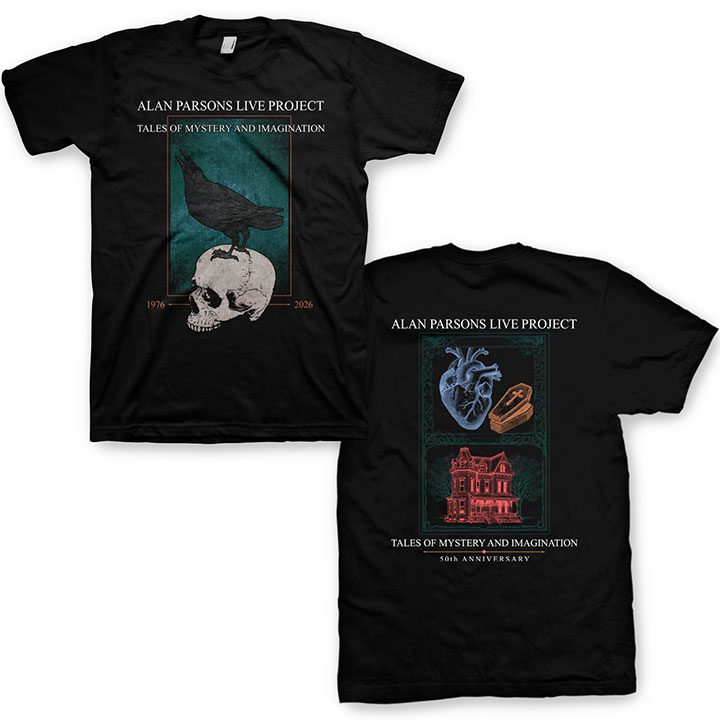 Alan Parsons Tales of Mystery and Imagination 50th Anniversary T